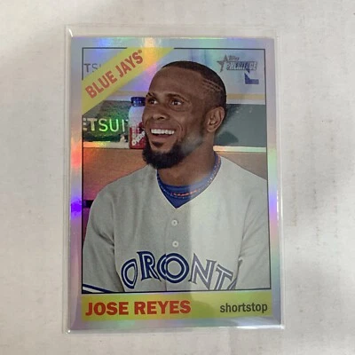 JOSE REYES 2015 TOPPS CHROME HERITAGE RETAIL FOIL #THC464 BLUEJAYS - Image 1 of 2