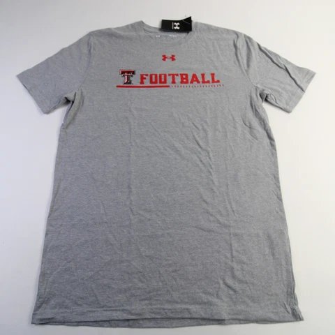 Texas Tech Red Raiders Under Armour Short Sleeve Shirt Men's Gray New Cover