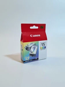 2 x Original Canon BCI-15 C color / Farbe Pixma i70 i80 Druckerpatronen - Bild 1 von 2