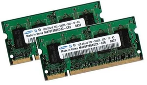 2x 1GB 2GB RAM SAMSUNG Speicher WinBook GL80 Notebook DDR2 667 Mhz - Picture 1 of 1