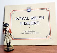 Franklin Mint Fighting Men Of The Revolution Royal Welsh Fusiliers w COA