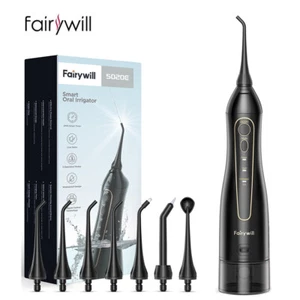 Fairywill Water Flosser Dental Oral Irrigador Puntas Limpiador de Dientes Inalámbrico 8 Chorros - Imagen 1 de 9