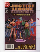 Justice League Adventures #13 Newsstand 1st All-Star VF/NM 2002 DC JLA e301