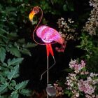 Pieu de jardin rose patio sentier de jardin lumière DEL flamant rose décoration de lit de fleurs