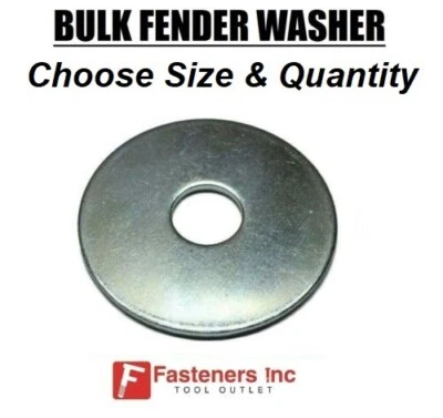 Fender Washers Large Diameter Zinc Plated (All Sizes & Quantities) - Image 1 of 2