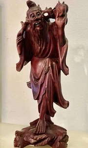 Rare Antique Chinese Rosewood Sculpture: $180 Free Postage - Picture 1 of 8