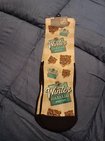 Boston Bruins 2023 Winter Classic Socks Cover