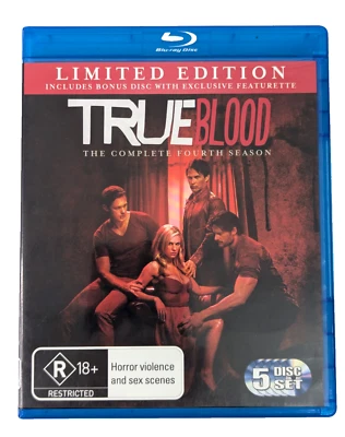 True Blood The Complete Fourth Season 4 - Bluray – Limited Edition - Like New - Image 1 of 4
