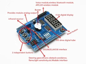 Placa de expansi�n multifuncional, para Arduino UNO R3 LENARDO mega 2560 Shield - Imagen 1 de 3