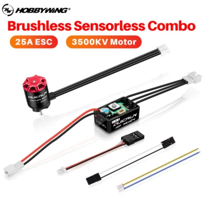 HOBBYWING QUICRUN WP-MINI24 25A ESC 1621SL 3500KV Motor für 1/24 Crawler Autos - Bild 1 von 4