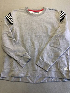 Adidas Sweatshirt Mens Extra Large Athletic Gray Active Loungewear Crew - Picture 1 of 5