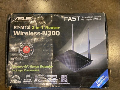 ASUS 3-In-1 Wireless Router (RT-N12) - Image 1 of 2