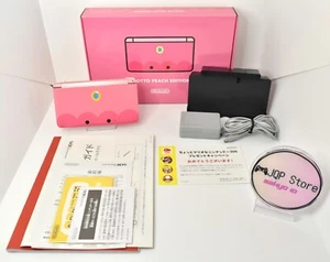 Nintendo 3DS Chotto PEACH Edition Limited to 1000pcs with box NEAR MINT JPN #586 - Picture 1 of 23
