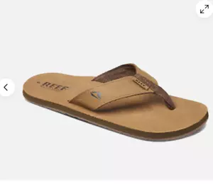 Sandalias lisas de cuero marrón Reef para hombre - Sandalia de bronce RF000232BZB auténticas - Imagen 1 de 7