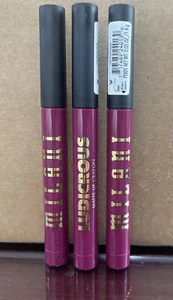 Set of 3: MILANI LUDICROUS MATTE LIP CRAYON 230 Postgame 0.05oz Plum - Picture 1 of 6