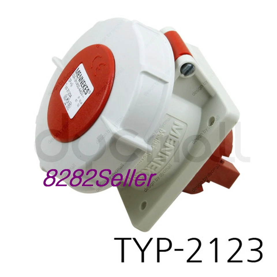 1PCS FOR MENNEKES TYP 2123A TYP2123A 32A 4P IP67 INDUSTRIAL PLUG