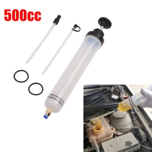 500cc Handpumpe Auto Motor Ölpumpe Flüssigkeitstransfer Pumpe Spritze Flasche - Afbeelding 1 van 12