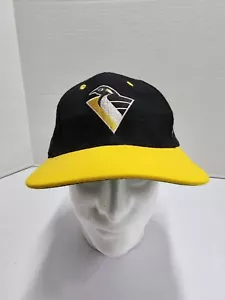 Gorra de hockey vintage de los Pittsburgh Penguins de la NHL Snapback - Imagen 1 de 6