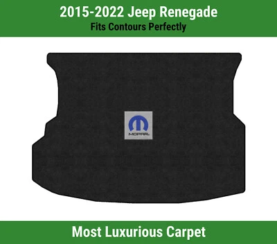 Alfombra de carga Lloyd Luxe para Jeep Renegade 2015-2022 con logotipo azul M-Mopar Foto 1 de 4