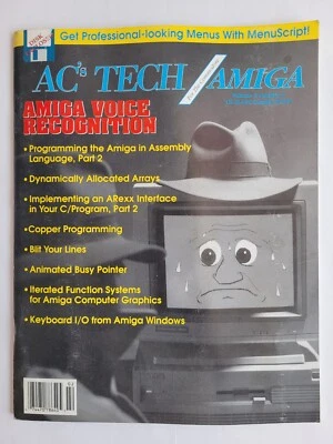 AC's TECH Magazine For The Commodore AMIGA (March 1992) Vol. 2 #2 w/ Disc - Image 1 of 4
