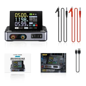 FNIRSI DPS150 CNC Adjustable DC Power Supply 30V 5A 150W Output PD QC DC Power - Picture 1 of 19