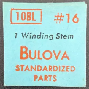 NOS NEW Genuine Bulova Cal. 10BL # 16 Winding Stem - Vintage Watch Part - Picture 1 of 2