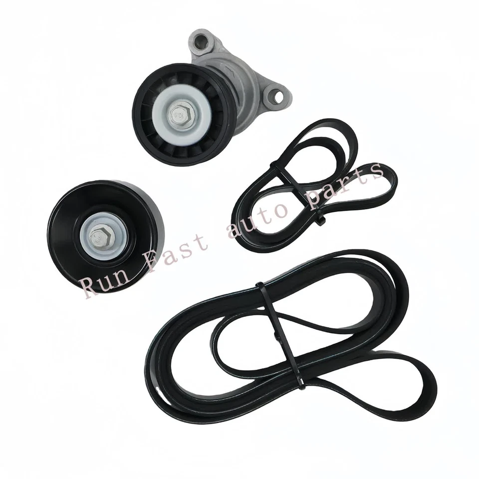 For Chevrolet GMC 4.8L 6.0L V8 W/145A 4Pcs Serpentine Belt Tensioner Pulley Kit - Imagem 1 de 4