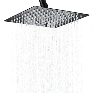 Shower Head,12 Inch Rainfall Shower Head in Matte Black,High Presssure Adjust... - Picture 1 of 9