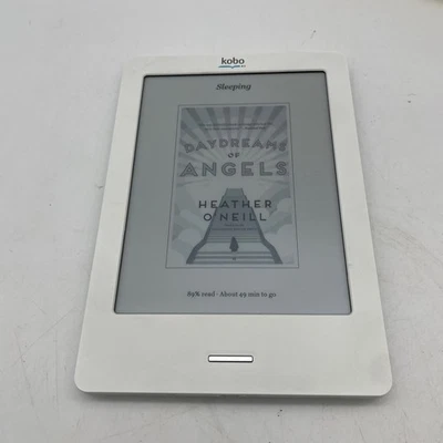 KOBO N905B Touch Edition eReader Tablet WHITE With 6" Display Wi-Fi - Photo 1/4
