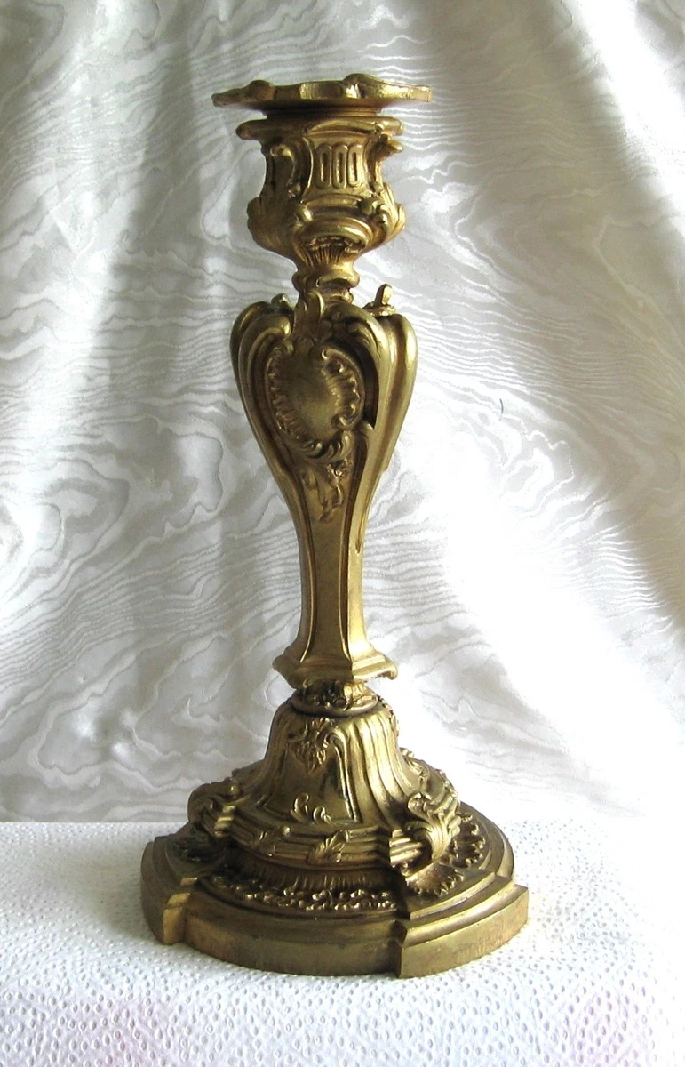 Vintage Kerzenständer Aus Kunstharz – Antik Bronze Look Für Gemütliche Atmosphäre