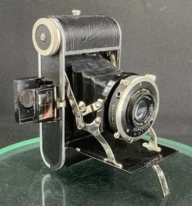 Vintage Ihagee Compur Klappkamera Ihagee-Anastigmat f=1:4,5/70mm schwarz #145 - Bild 1 von 9