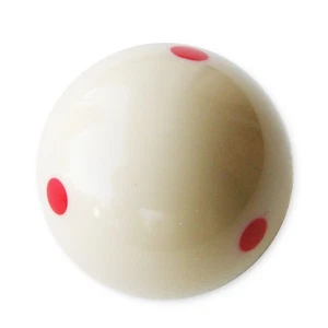 6 Dot Masern Pool Queue Trainingsball (2 1/4 Zoll, weiß) - Bild 1 von 1