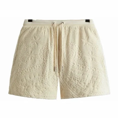 Pantalón Corto KITH Graham en Sandrift - Crema Paisley Grande Foto 1 de 4