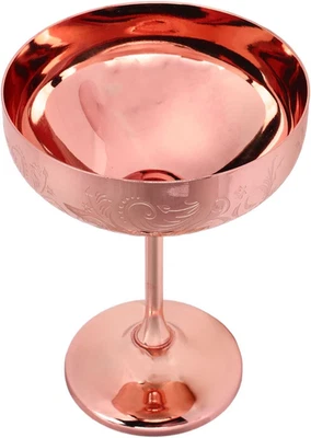 Coppe Gelato in Acciaio Inossidabile, Calice Da Gelato Bicchiere Da Champagne Ta - Immagine 1 di 4