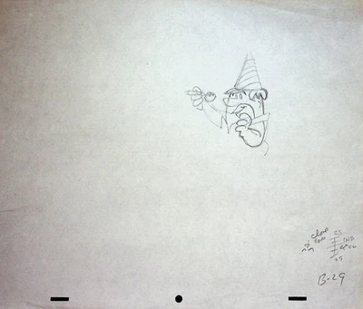 The Flintstones Fruity Pebbles 1971 Production Animation Commercial Pencil  Cel - Image 1 of 2