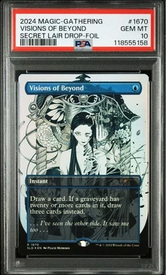 2024 MTG Visions of Beyond Foil PSA10 Secret Lair Peach Momoko Art #1670 GEM MIN - Image 1 of 3