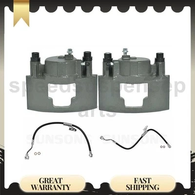 4x Pinzas de freno delanteras delanteras con mangueras para Chevrolet C2500 1994 1995 Foto 1 de 4