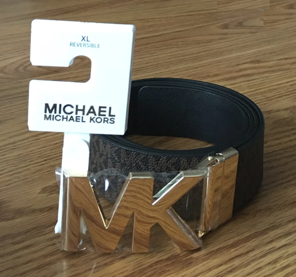 Michael Kors Women Twist Reversible Belt 554517c-201 Size X Large