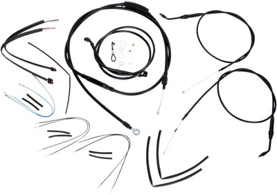 Progressive B30-1068 Cable and Brake Line Kit for 14in. Ape Hangers Black - Image 1 of 3