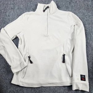 Icewear Women’s L Base Layer Lightweight Quarter Zip Fleece Top Ivory Outdoor  - Picture 1 of 12
