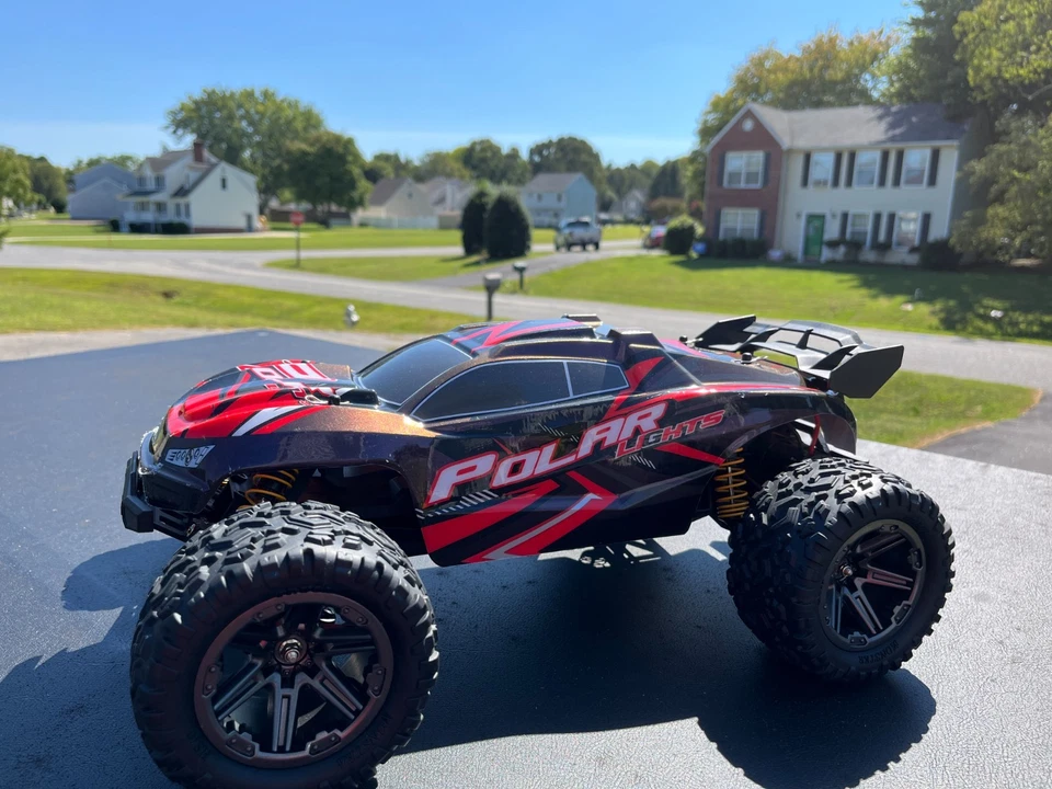 RC Monster Truck 1/8 Scale HiSpeed 2WD RTR 2.4GHz Off-Road Electric Car - Image 1 of 4