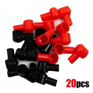 20pcs Battery Terminal Insulating Rubber Protector Covers Negative Positive Set - Picture 1 of 9