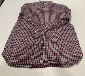 Camisa Lucky Brand Hombre Lisa Roja, Blanca Talla XL - Imagen 1 de 6