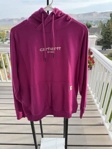 CARHARTT SUDADERA CON CAPUCHA MUJER FUSCIA/ROSA BRILLANTE, TALLA MED 8-10, EXCELENTE FORMA LIMPIA - Imagen 1 de 15