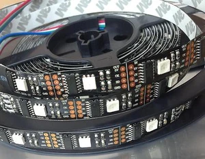 WS2801 RGB LED Strip Adalight Boblight Ambi Ambient TV Raspberry Pi 5050 NEU - Bild 1 von 11