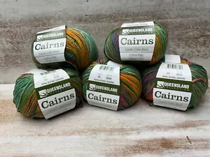 Lot of 5 Queensland Collection CAIRNS Cotton Blend YARN 43 Royal Botanic Gardens - Picture 1 of 4