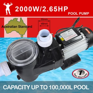 TDKMAN 2000W Swimming Pool Pump Spa Water Electric Self Priming Flow 33600L/H - Picture 1 of 11