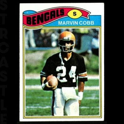 1977 Topps - Marvin Cobb #52 Cincinnati Bengals 🏈 Football Card - Image 1 of 3