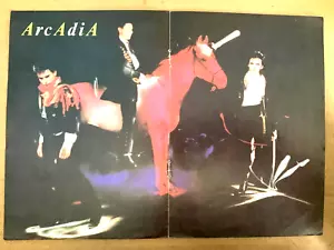ARCADIA POSTER RIVISTA MUSICALE CENTRALE ORIGINALE 1987 ARGENTINA - Foto 1 di 1