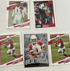 Panini Lot of 5 Arizona Cardinals Kyler Murray Football Cards (Z1) - Picture 1 of 4